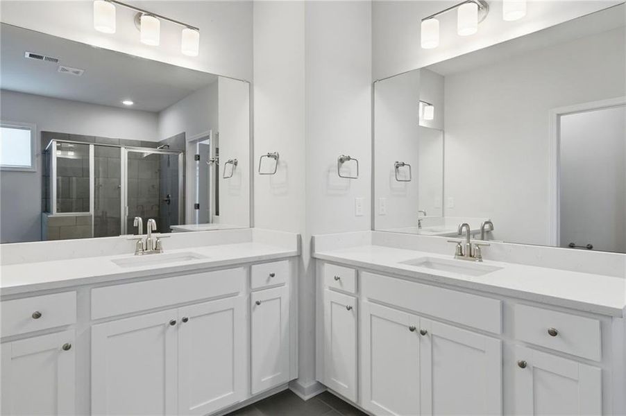 Furnished interior view inside a new home in Carmichael Farms, Canton (Image 15).