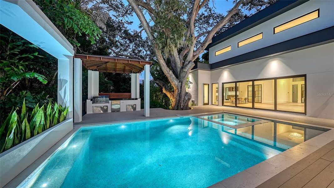 Exterior details and patio area of a home in , Sarasota (Image 4). Exterior details and patio area of a home in , Sarasota (Image 4).