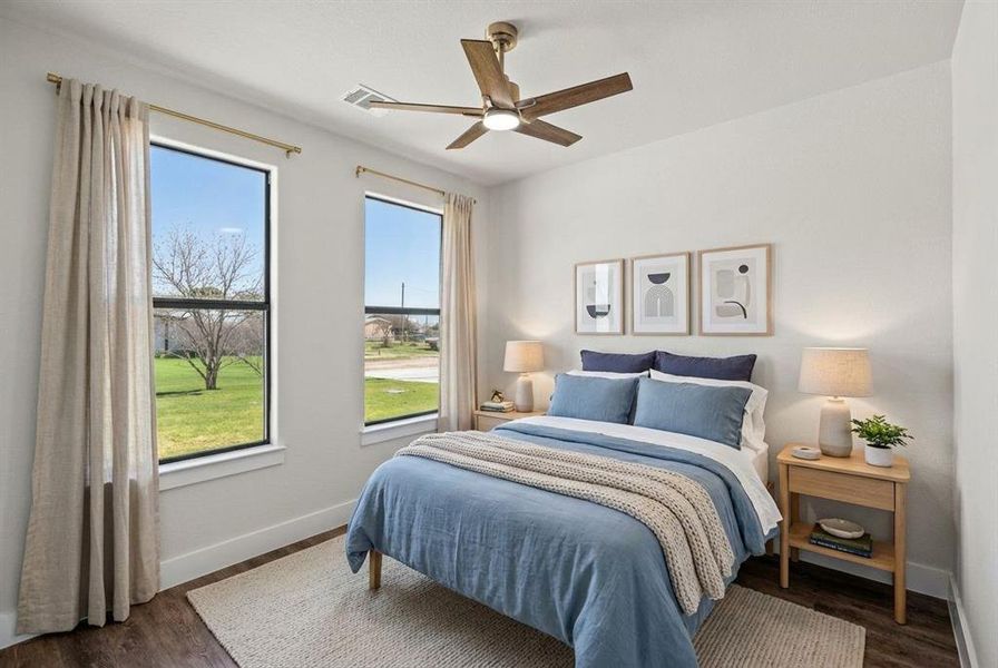 Furnished interior view inside a new home in , Granbury (Image 12).