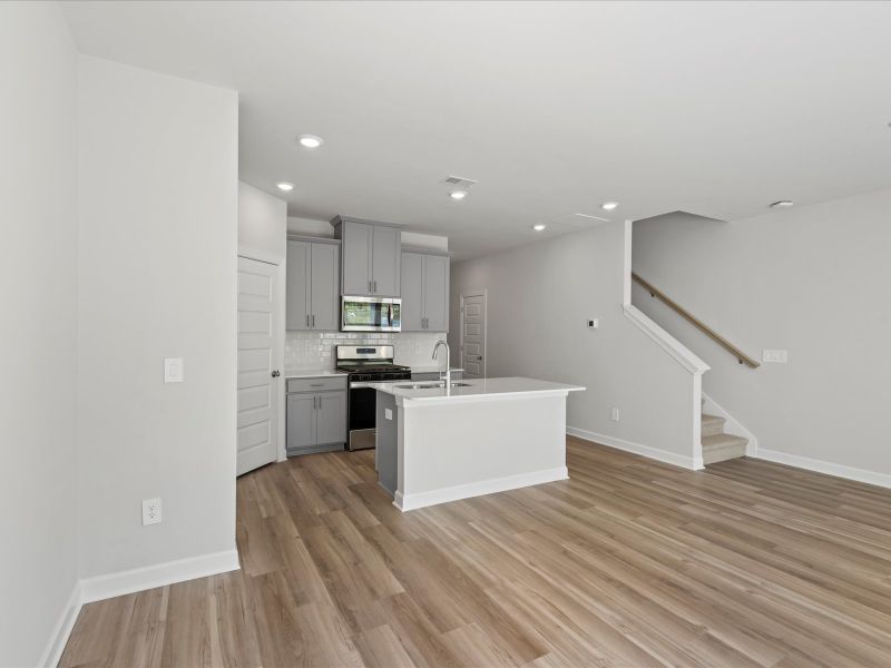 Furnished interior view inside a new home in Valentine Townes, Greer (Image 3).