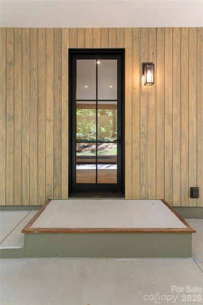 Exterior details and patio area of a home in , Candler (Image 14). Exterior details and patio area of a home in , Candler (Image 14).