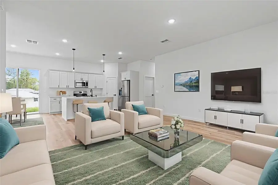 Furnished interior view inside a new home in , Citrus Springs (Image 11).