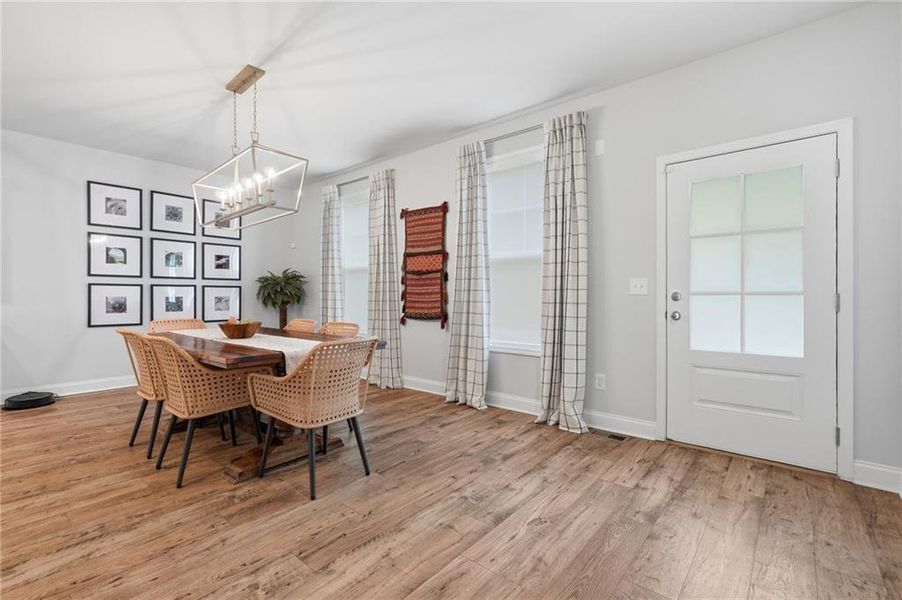 Furnished interior view inside a new home in , Sugar Hill (Image 31).