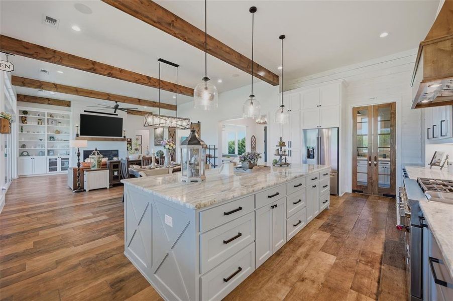 Furnished interior view inside a new home in , Savoy (Image 32).