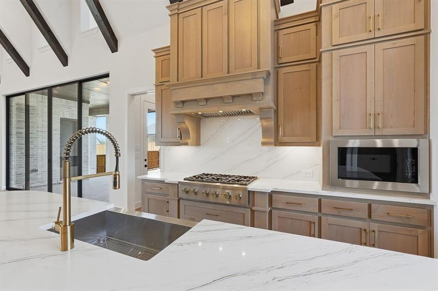 Furnished interior view inside a new home in Mustang Lakes, Celina (Image 8). Furnished interior view inside a new home in Mustang Lakes, Celina (Image 8).