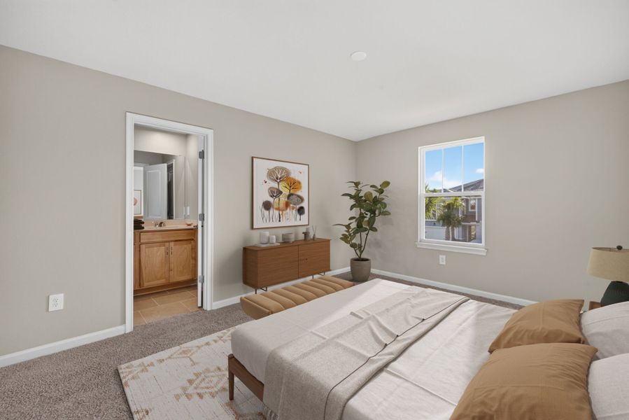 Furnished interior view inside a new home in Crosswind Ranch, Parrish (Image 8).