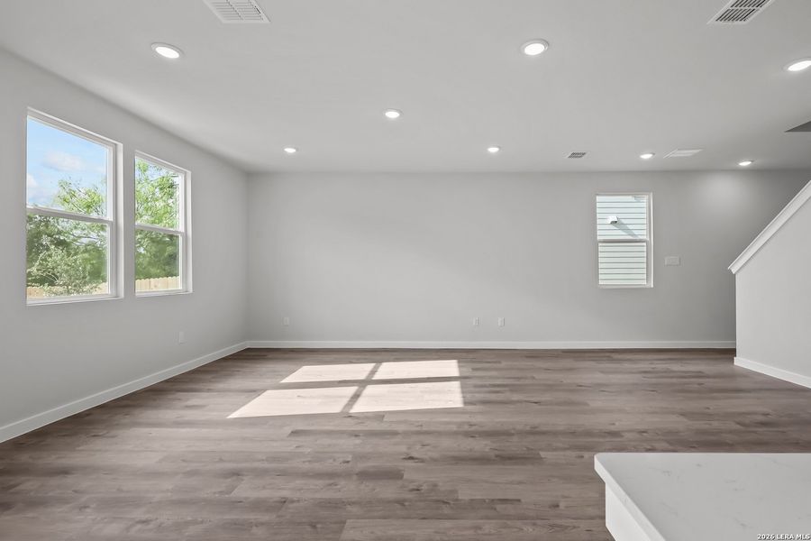 Spacious, unfurnished interior of a new home in Applewhite Meadows, San Antonio (Image 25). Spacious, unfurnished interior of a new home in Applewhite Meadows, San Antonio (Image 25).