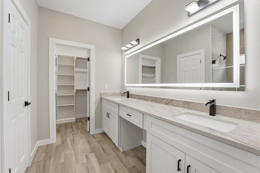 Furnished interior view inside a new home in , Conroe (Image 5).