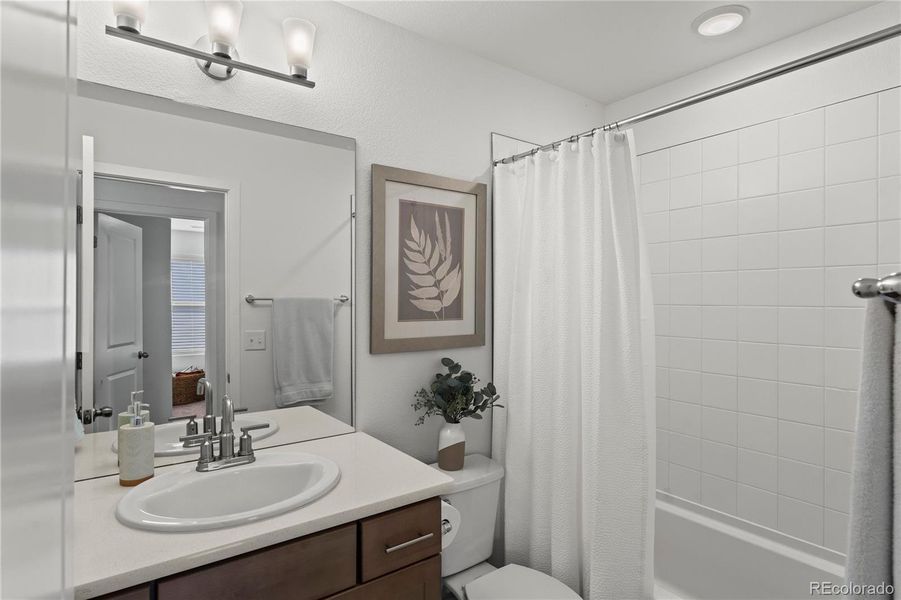 Furnished interior view inside a new home in , Colorado Springs (Image 25).