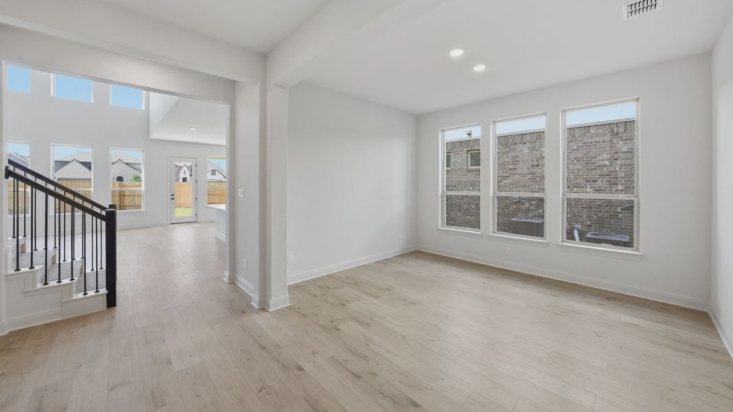 Furnished interior view inside a new home in Hawkes Landing, Leander (Image 11).