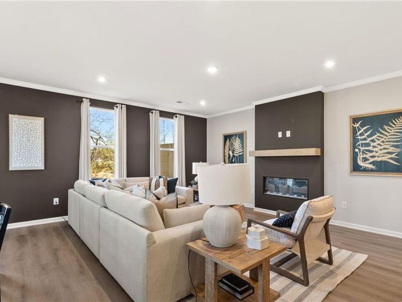Furnished interior view inside a new home in Lake Shore, Winder (Image 10).