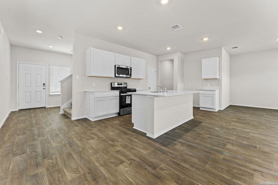 Furnished interior view inside a new home in Redbird Ranch, San Antonio (Image 7).