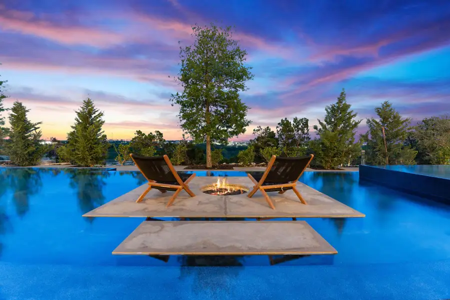 Exterior details and patio area of a home in , Austin (Image 4). Exterior details and patio area of a home in , Austin (Image 4).