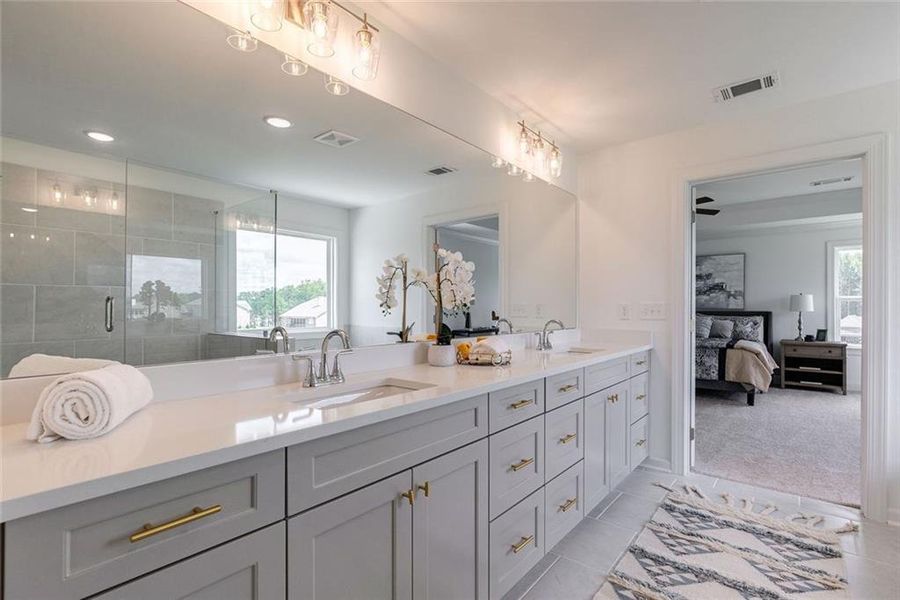 Furnished interior view inside a new home in , Watkinsville (Image 70).