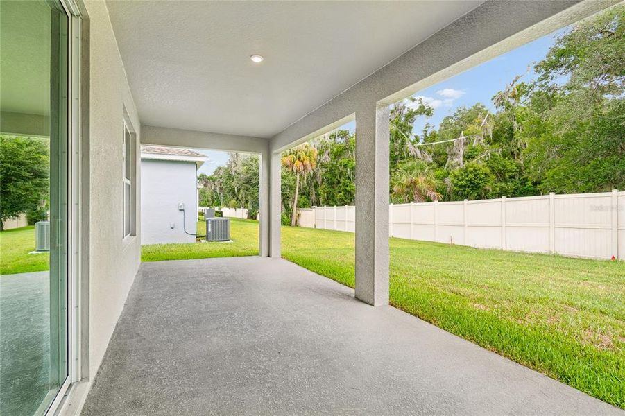 Exterior details and patio area of a home in Cascades at Southern Hills, Brooksville (Image 36).