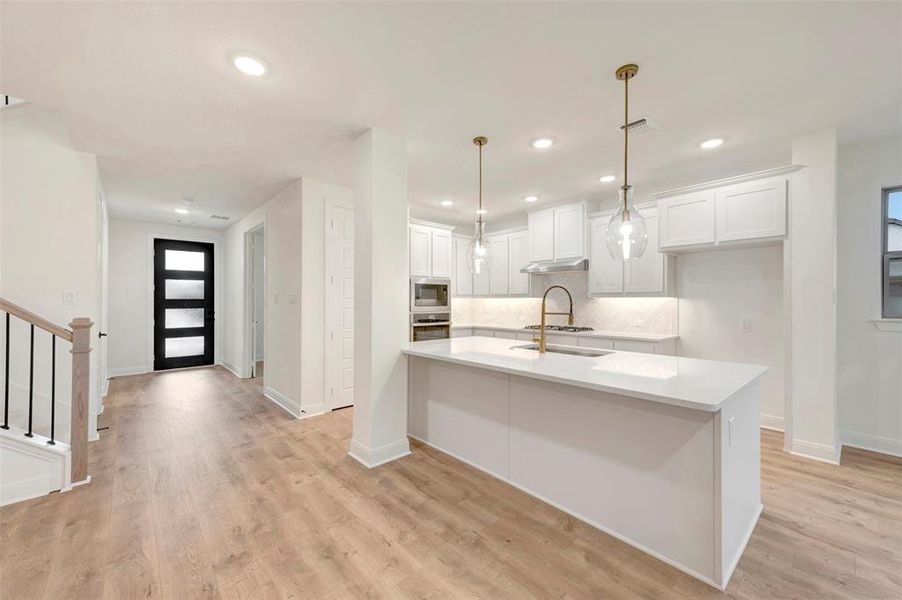 Furnished interior view inside a new home in Karis - Village Series, Crowley (Image 10).