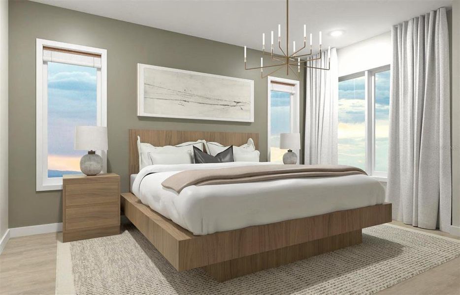 Furnished interior view inside a new home in , Longwood (Image 7).