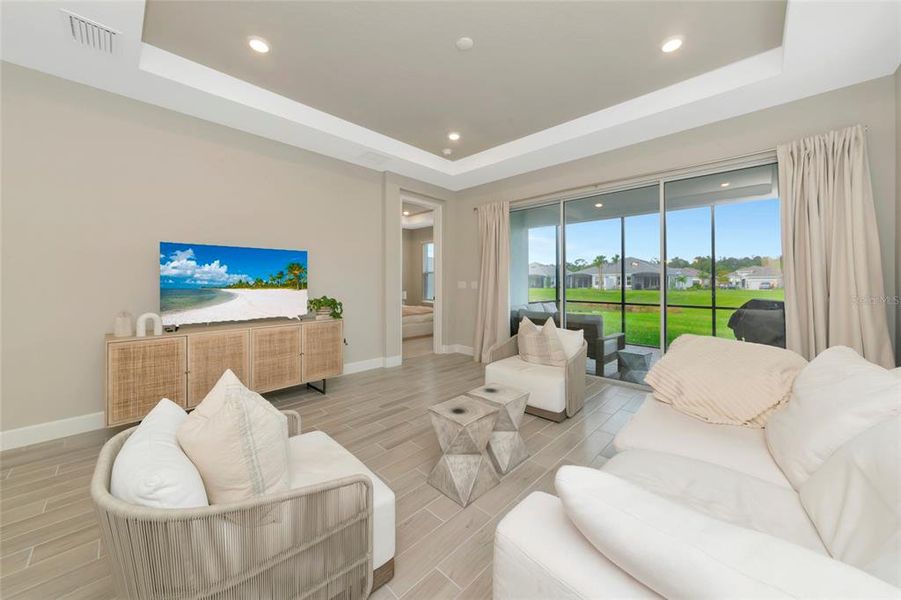 Furnished interior view inside a new home in , Sarasota (Image 9).