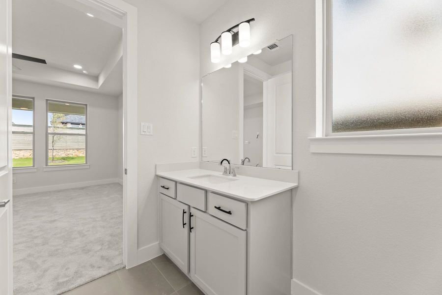 Furnished interior view inside a new home in Treeline, Justin (Image 7).