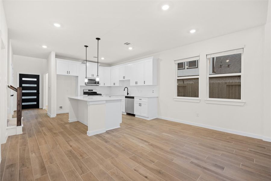 Furnished interior view inside a new home in , Manvel (Image 14). Furnished interior view inside a new home in , Manvel (Image 14).