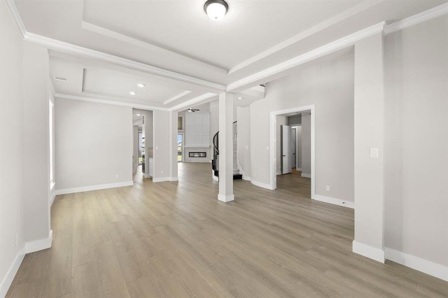 Spacious, unfurnished interior of a new home in Cambridge Estates - Harwood, Prosper (Image 17).