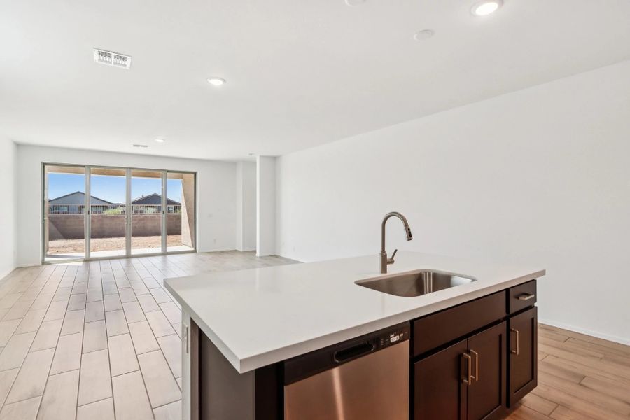 Kitchen and great room