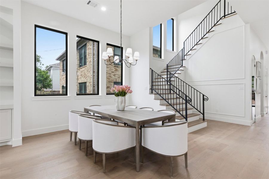Furnished interior view inside a new home in , Houston (Image 25).