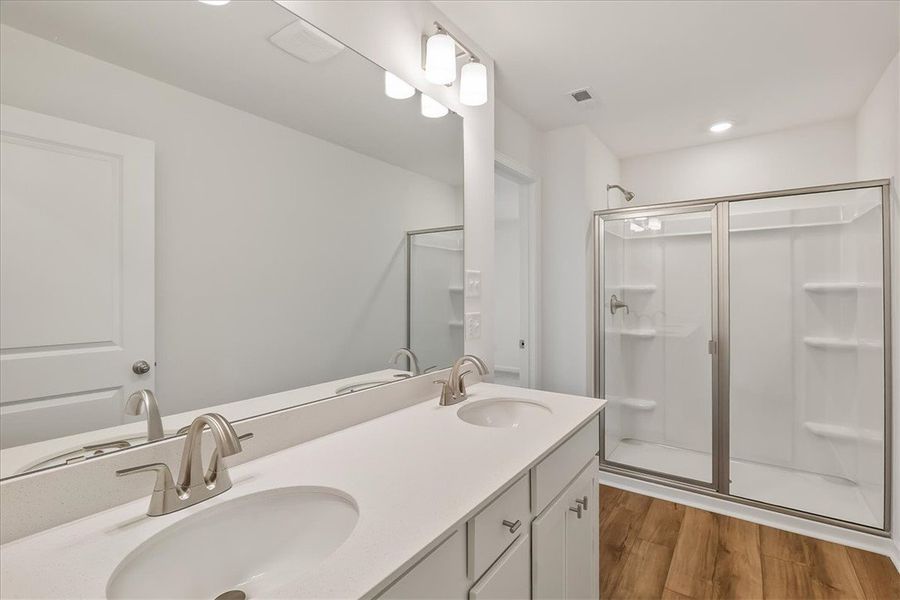 Furnished interior view inside a new home in Meece Townhomes, Easley (Image 8).