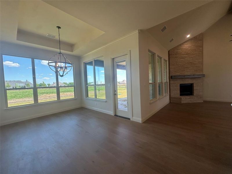 Spacious, unfurnished interior of a new home in , Dish (Image 14).