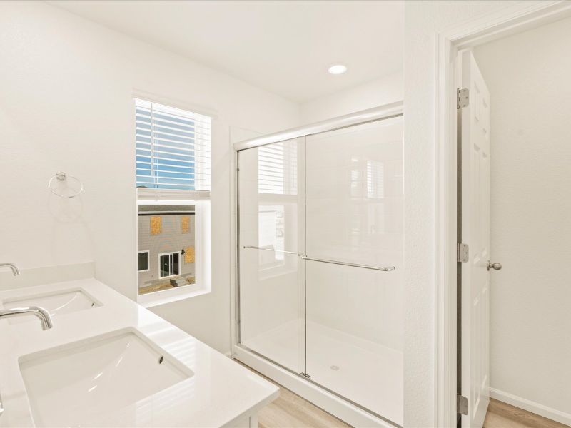 Furnished interior view inside a new home in Lorson Ranch : The Springs Collection, Colorado Springs (Image 5).