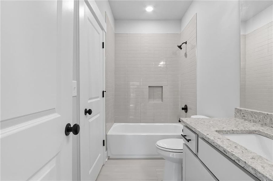 Furnished interior view inside a new home in Old Town Estates, Dacula (Image 13).