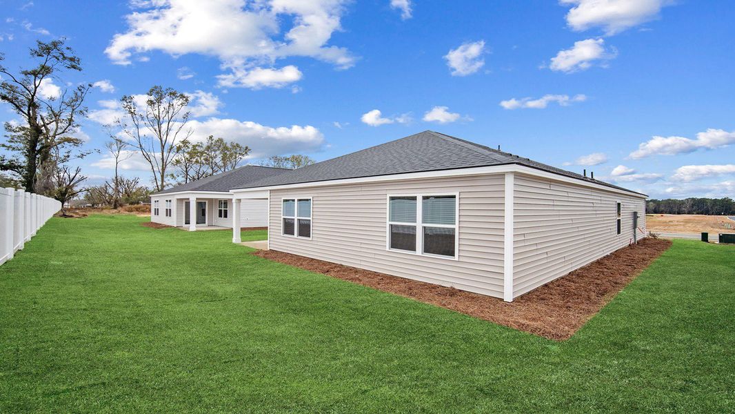 Exterior details and patio area of a home in Stockyard, Statesboro (Image 22). Exterior details and patio area of a home in Stockyard, Statesboro (Image 22).