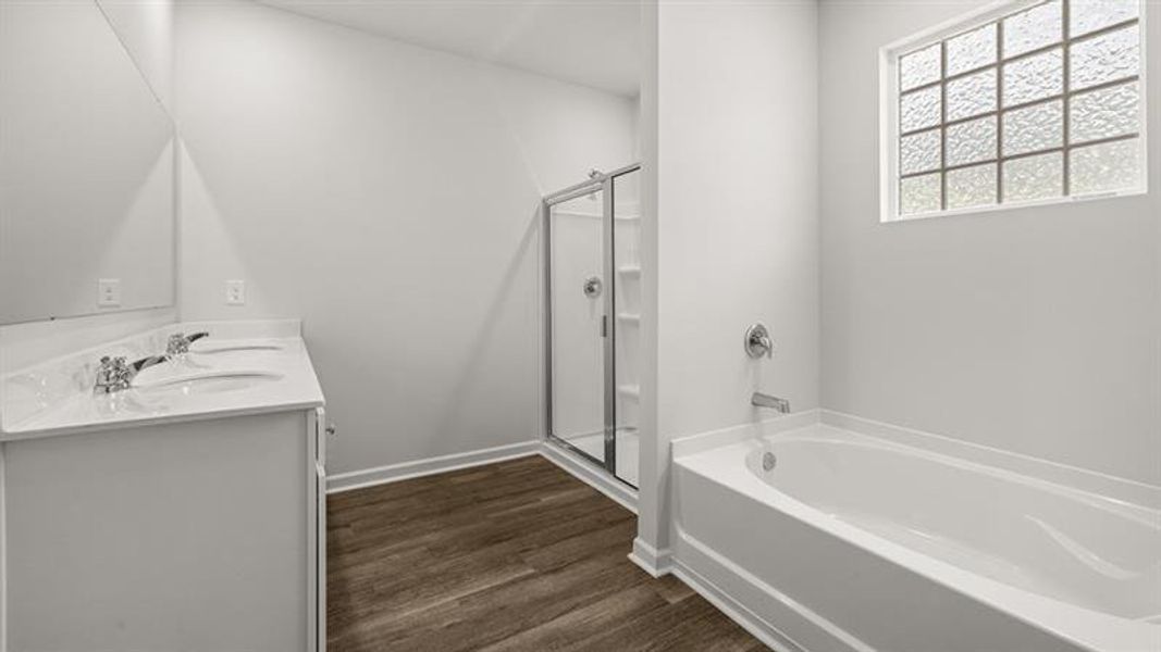 Furnished interior view inside a new home in Lost Creek, Dallas (Image 6).