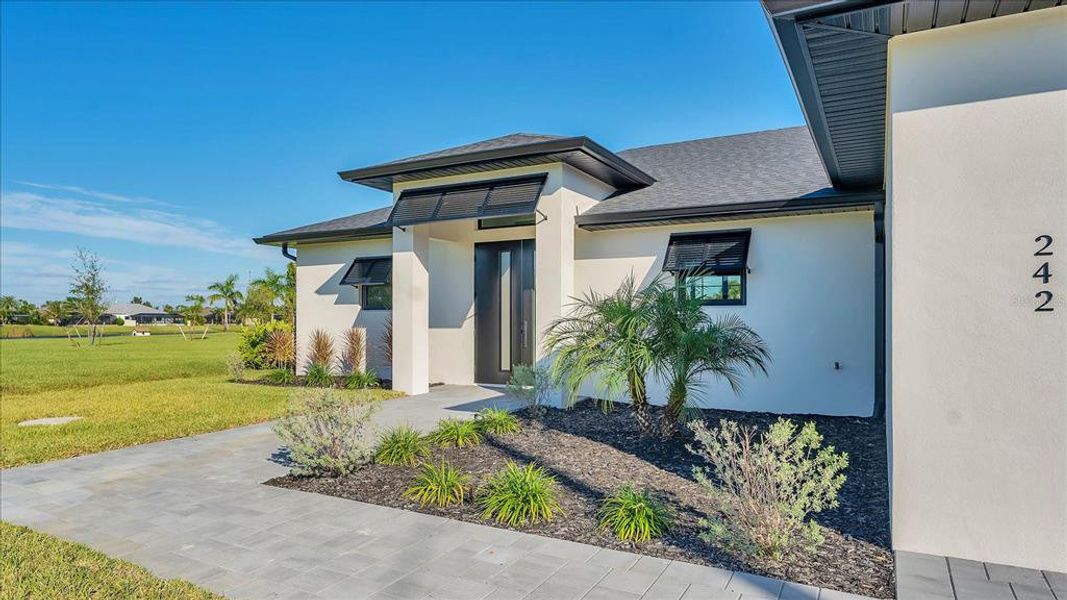 Exterior details and patio area of a home in , Placida (Image 21). Exterior details and patio area of a home in , Placida (Image 21).