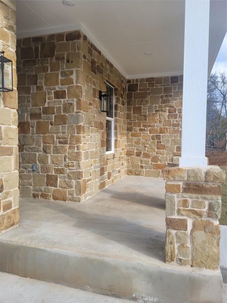Exterior details and patio area of a home in , Bastrop (Image 3).