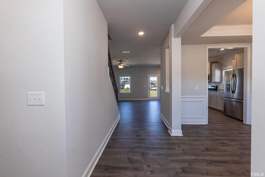 Representative unfurnished interior of a home built from the 2628 by Adams Homes in Longneedle, Rocky Mount (Image 14). Representative unfurnished interior of a home built from the 2628 by Adams Homes in Longneedle, Rocky Mount (Image 14).