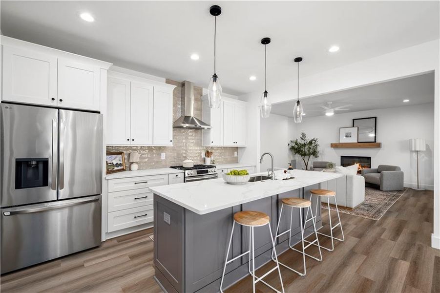 Furnished interior view inside a new home in , Canton (Image 16). Furnished interior view inside a new home in , Canton (Image 16).