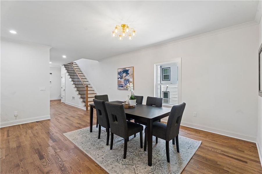 Furnished interior view inside a new home in , Decatur (Image 7).