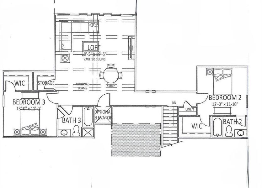 2D floor plan layout of this home in , Gainesville, GA (Image 5).