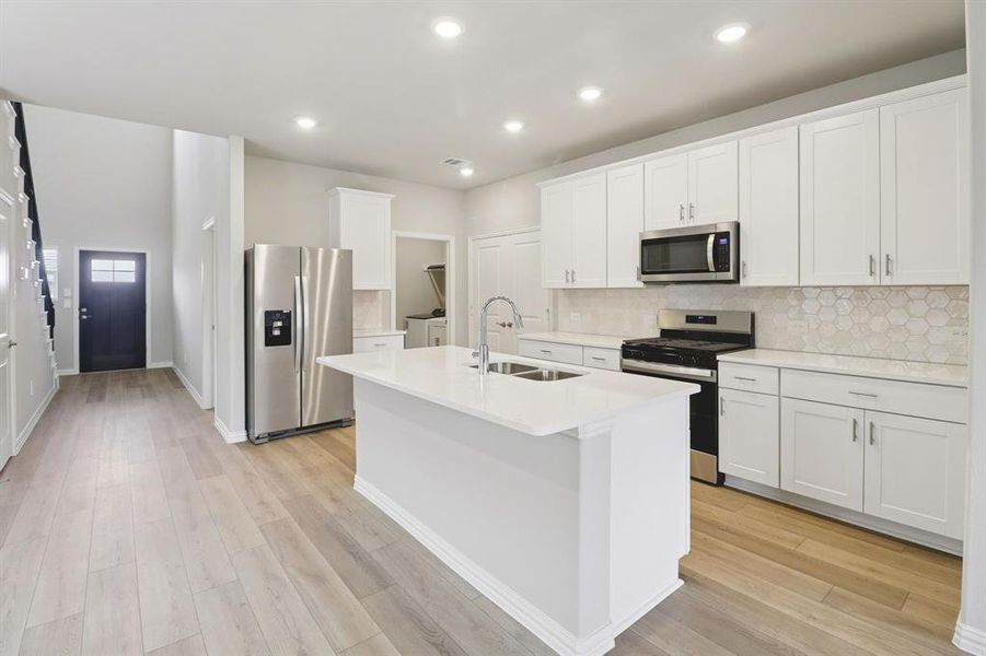 Furnished interior view inside a new home in Lakehaven - Spring Series, Farmersville (Image 9).