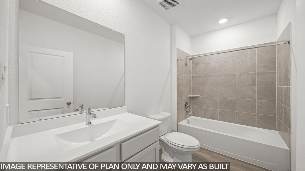 Furnished interior view inside a new home in Granger Pines, Conroe (Image 3).