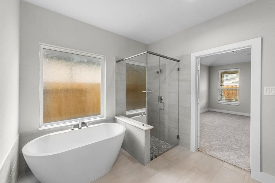 Furnished interior view inside a new home in Morton Creek Ranch, Katy (Image 10).