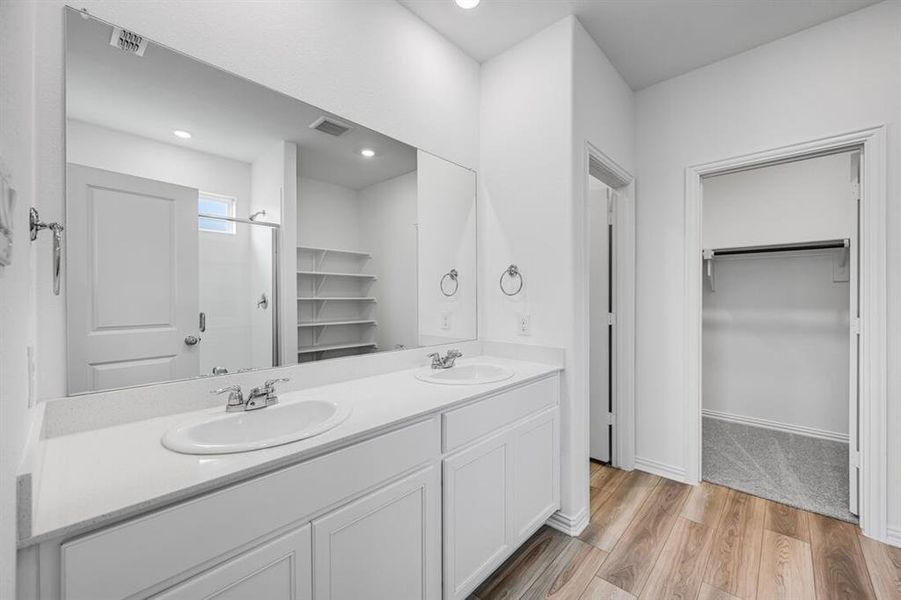 Furnished interior view inside a new home in River Ridge, Crandall (Image 6). Furnished interior view inside a new home in River Ridge, Crandall (Image 6).