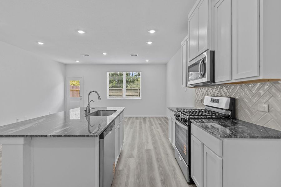 Furnished interior view inside a new home in , Houston (Image 8).