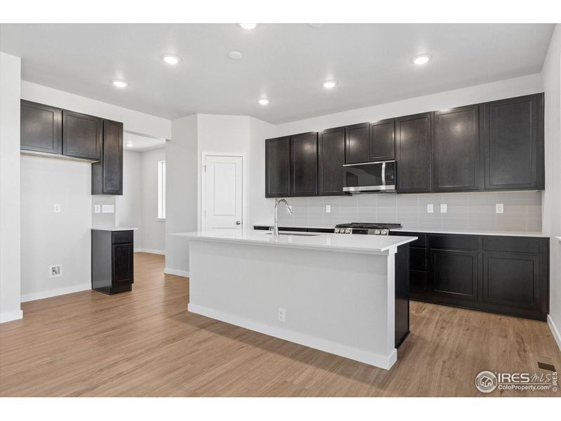 Furnished interior view inside a new home in Prairie Song, Windsor (Image 10).