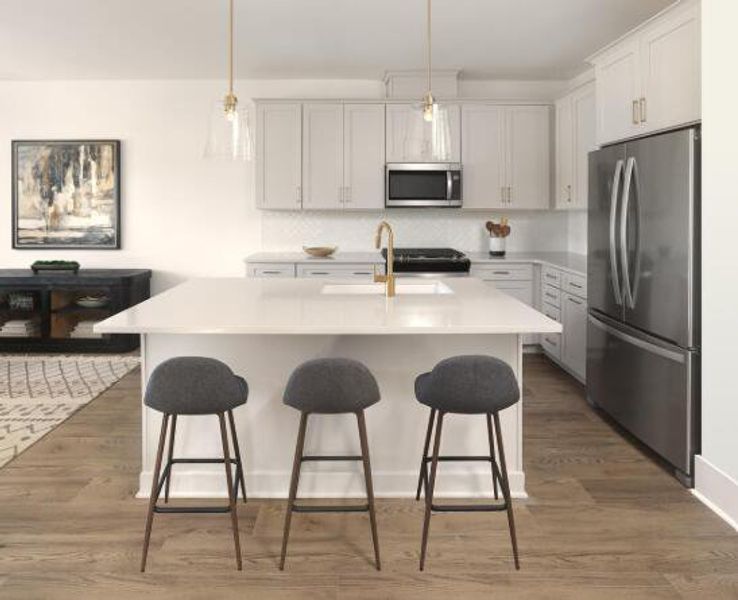 Furnished interior view inside a new home in , Ravenel (Image 2). Furnished interior view inside a new home in , Ravenel (Image 2).