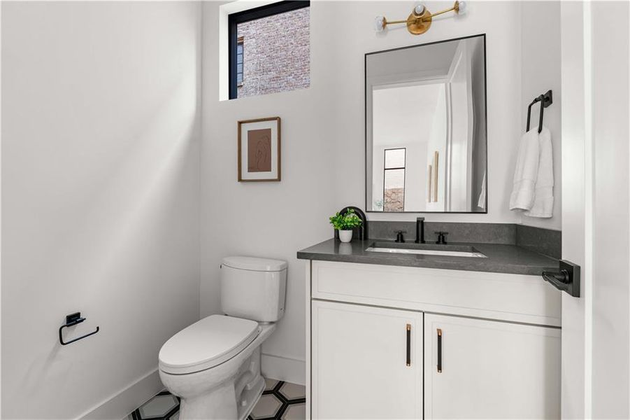 Furnished interior view inside a new home in , Atlanta (Image 12).