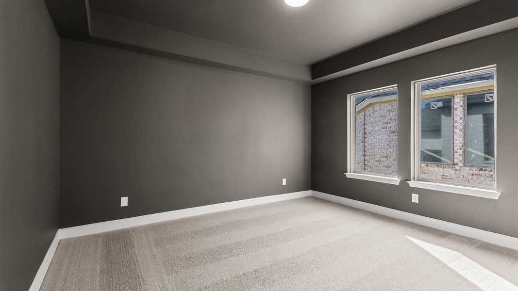 Spacious, unfurnished interior of a new home in Bridgeland, Cypress (Image 32).
