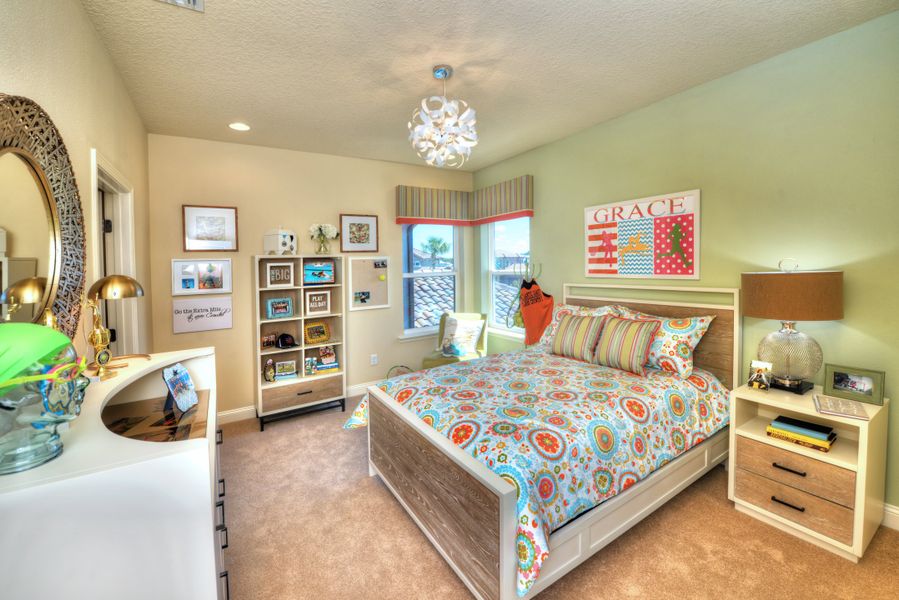 Representative furnished interior of a home built from the Victoria - Elite Series by ICI Homes in Reflections at Seabrook, Nocatee (Image 12).