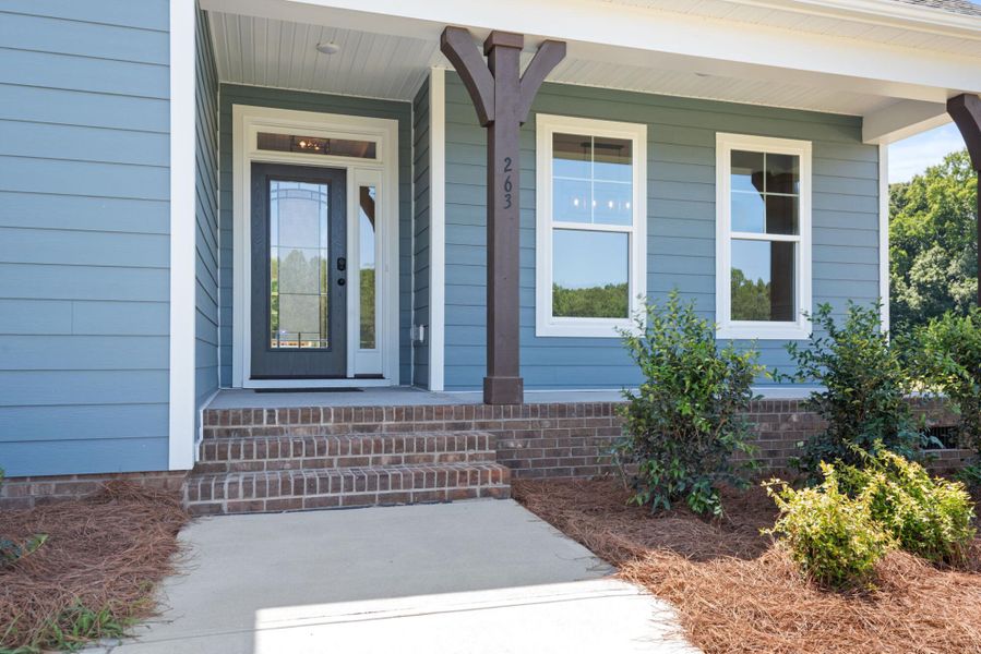 Exterior details and patio area of a home in Redland, Advance (Image 2). Exterior details and patio area of a home in Redland, Advance (Image 2).